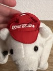 Coca-cola Polar Bear Vintage 1997 Stuffed Plush Bean Bag 6    Animal W bottle Toy