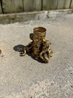 Vintage Hollywood Regency  Gold Cherub Lipstick Holder