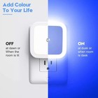 Plug-in Led Night Lights Lamp Dusk To Dawn Sensor Hallway Kitchen Bathroom