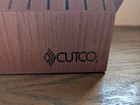 Cutco Knife Block 24 Slot Natural Hardwood Cherry Finish Made In Usa