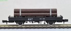 1 160 N Scale Gauge Jnr Chi1 Type Lumber Flatbed Mini Freight Wagon Railway Car