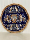 An Exceptional Figural Majolica  Plate  charger