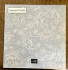 Layered Florals Embossing Folder Retired  Stampin up 