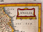 England 1614 Mercator Hondius Atlas Minor Nice Antique Map 17th Century