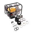 7 5 Hp 3 Inch Gas Power Semi-trash Water Pump High Pressure Garden Irrigation