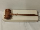 Vintage 10  Wooden Gavel - For Meetings   Chairman   Judges   Auctioneers