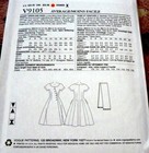 Lovely 1950s Vogue Vintage Model Dress   Sash Sewing Pattern 14-16-18-20-22 Uc