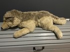 Rare Fao Schwarz Wolf Brown Biege Plush Stuffed Animal Toys R Us 24  2013