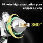 2008 Series Hvlp Air Paint Spray Gun Kit Car Auto Primer 1 4 1 7 2 0mm Nozzles