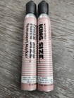 2 Vtg Sanford King Size Permanent Marker 15000 Black Strong Smell Chisel Tip Lot