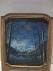 1980 s Adolph Coors Beer Light Up Mountain Scene Advertising Sign Works