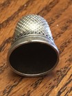 Thimble English Sterling Silver Size 7 Oval Shaped