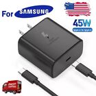 45w Super Fast Charging Type C Wall Charger 6ft Cable For Samsung Galaxy S20 S22