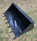 New 60  Skid Steer tractor Tooth Bucket -5  Skid Steer Dirt Bucket With Teeth