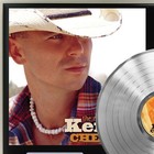 Kenny Chesney - The Road And The Radio Silver Lp Record Plaque Display
