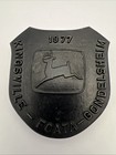 1977 John Deere Die Cast Ashtray   Plaque Kingsville-facata-gondelsheim