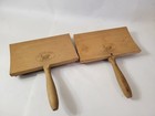 Pair Of  Clemes   Clemes Curved Back Wool Hand Carders - Preowned