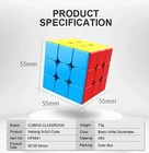3x3 Magnetic Speed Rubik   s Cube Fast Twist Brain Teaser Fidget Puzzle For Ages 8