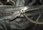 Harley Davidson Leather Motorcycle Vest With Chain Detail - Women s Small