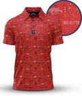 Bogey Bros Golf Merica Red Polo Brand New  2xl Great Gift  