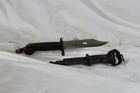 Bf 1540 Akm Type 1 Wirecutter Bayonet With Steel Scabbard   Bakelite Handle
