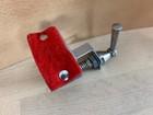 Ludwig Red Felt Baseball Bat Muffler Snare Tom Drum Tone Control Part Nickel Vtg