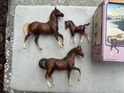 Super Dark Vtg Classic Breyer Horse  3055 Arabian Family Foal Mare Stallion Box 