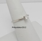 1 5ct Natural Princess Diamond Solitaire Engagement Wedding Ring 10k White Gold