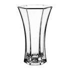 Clear Glass 9  Paneled Rose Floral Vase Maximum Clarity Shine Weddings Birthdays