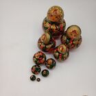 10pc Russian Matryoshka Nesting Doll Fairy Tales Hand Painted