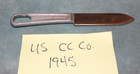 Wwii 1945 Cc Co  Us Military Army Navy Mess Kit Knife 3 75    Blade Usa