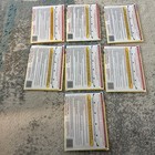 Lot Of 7 Aunt Martha s Hot Iron Transfer Embroidery Needlepoint Vintage New