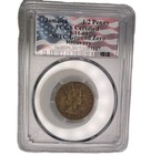 Wtc Ground Zero Recovery 9-11 1964 Jamaica 1 2 Penny Historic Pcgs Coin Queen