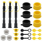 3pk Replacement Spout With Vent Kit For Old Gas Can Fill Fuel Diesel Water Jug