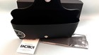 Ray - Ban Sunglasses Glasses Case Only Black Leather Silver Logo Genuine  3 New