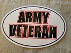 U s  Army Veteran Oval Bumper Sticker 
