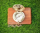 Silver Handmade Brass Compass Engraved Compass Christmas Gifts Birthday Gifts