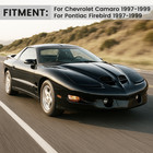 For 1997-1999 Chevrolet Camaro  Pontiac Firebird Black Upper Dash Pad Panel Cap