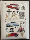 Original Late 90   s Early 2000   s Tattoo Shop Flash Art Vintage I