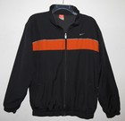 Nike Vintage Windbreaker Jacket The Athletic Dept  Charcoal Men s Sz Xl Full Zip