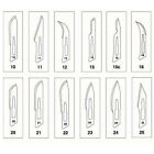 100 Scalpel Blades Surgical Dental Ent Instruments Hobby Crafts Derma Planning 