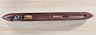Wood Cotton Textile Mill Loom Weaving Vintage Boat Shuttle   Bobbin Exc 