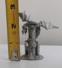 Vintage Spoontiques Figurine Pewter Dragon Castle Wizard Fantasy Medieval