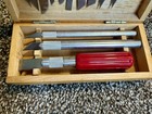 Vintage X-acto No  5082 Basic Knife Chest Craft Set W  Original Box   Wood Case