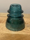 Antique Vintage Hemingray No 42 Glass Insulator Diy Light Lamp Blue Green Teal