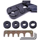 Yescom 5in1 Pex Crimping Tool Repair Kit For 3 8  1 2  5 8  3 4  1  Copper Ring