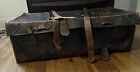 Vintage 1960s Cunard Queen Elizabeth Captain Leather Luggage Suitcase Pickup Onl