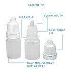 4 Pack Eye Dropper Bottles  5ml Liquid Medicine Travel Containers  Plastic Appli