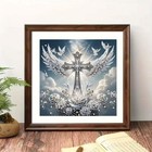 Cross-angel Wings 5d Diamond Painting Kits For Adults diy Special-shaped Diamond