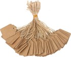 500pcs Blank Tags With String  Brown Price Tags  1 8x1 4inch Kraft Paper Hang   